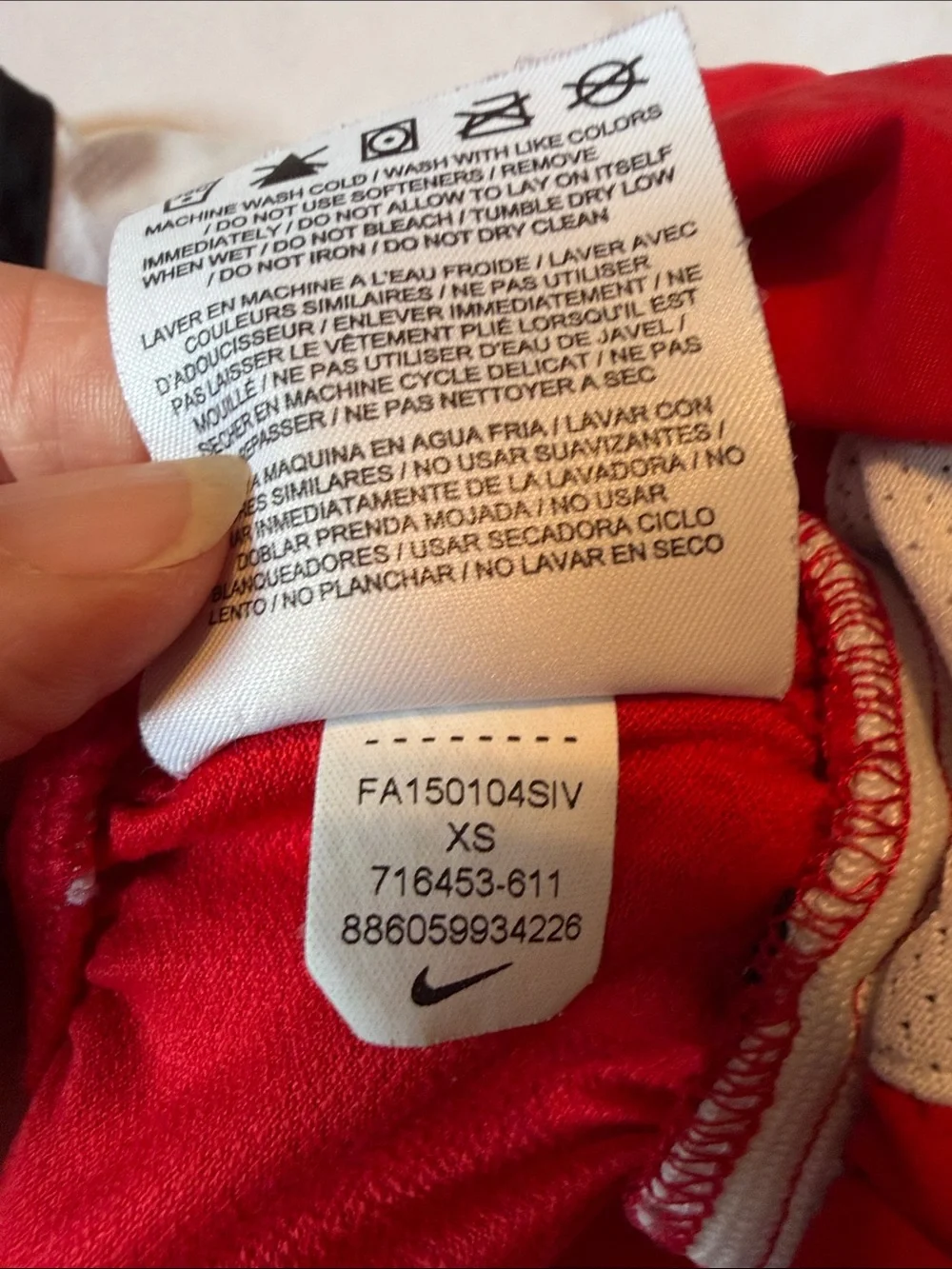 Nike Red Running Athletic Shorts Women's Size XSmall